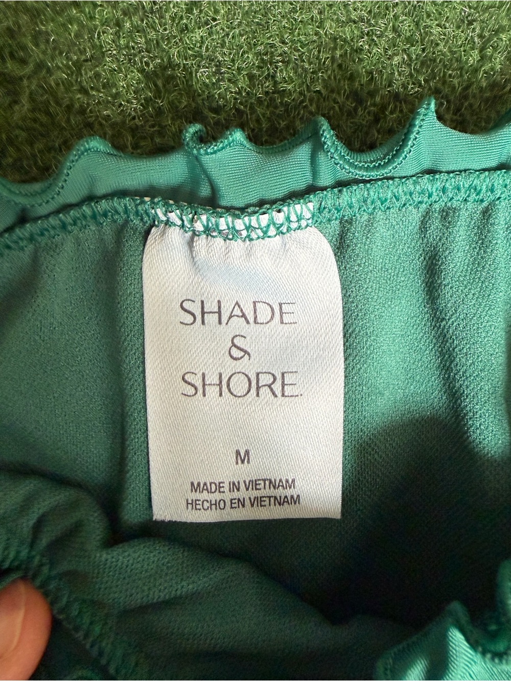 Shade & Shore Teal Ruffled Bikini Set - Picture 3 of 6